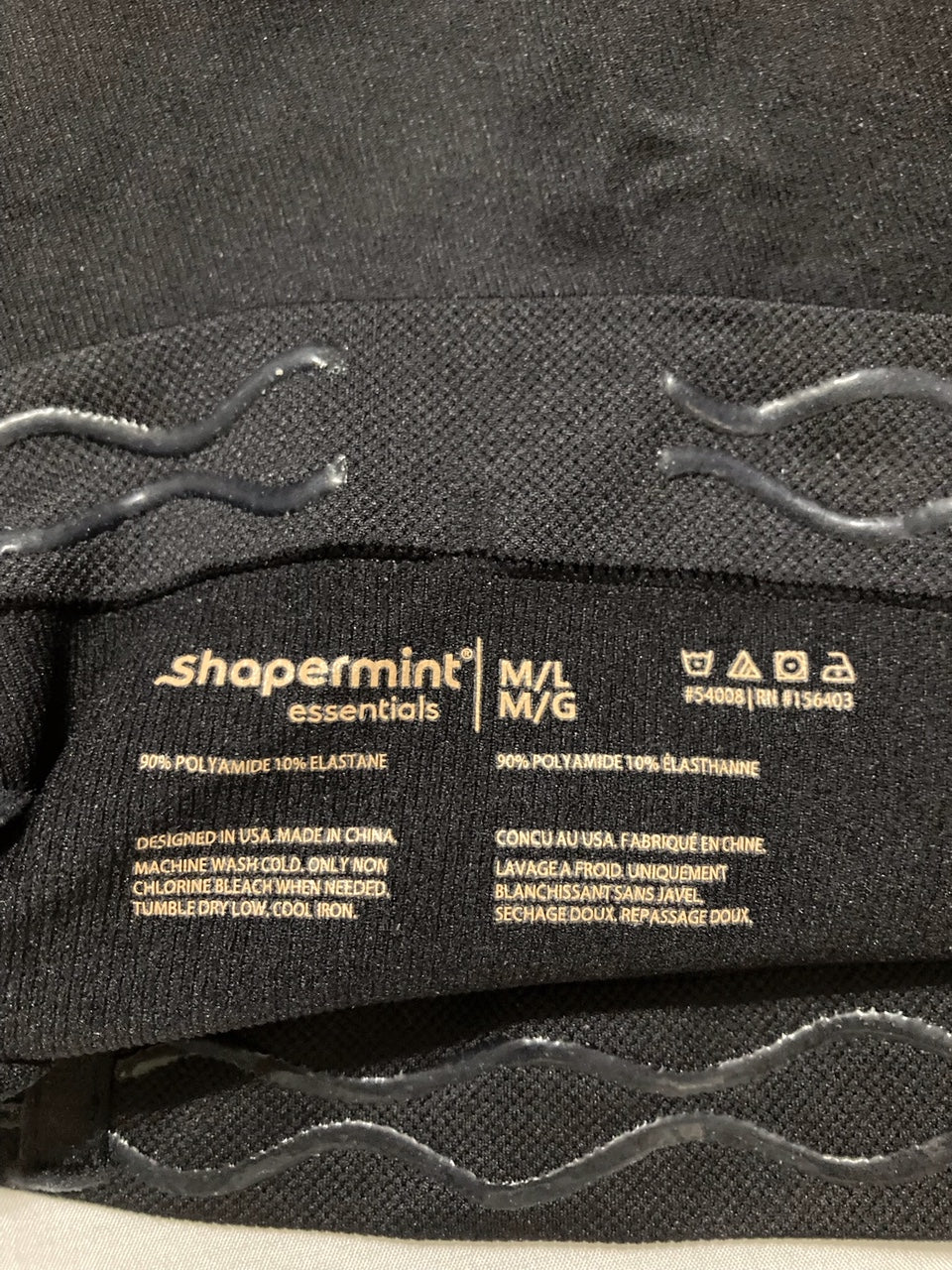 SHAPERMINT High Waist Shaper Briefs BLACK M/L