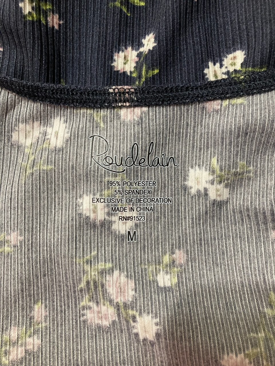 ROUDELAIN Pull On Cami Top DITSY GREY M