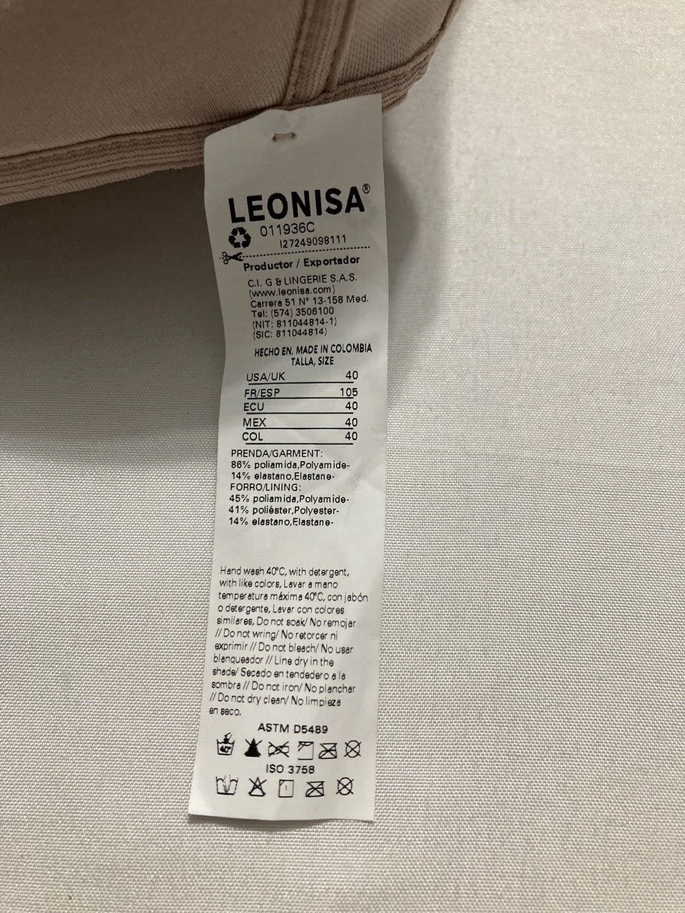 LEONISA Multi-Benefit – Posture Corrector Bra BEIGE 40C