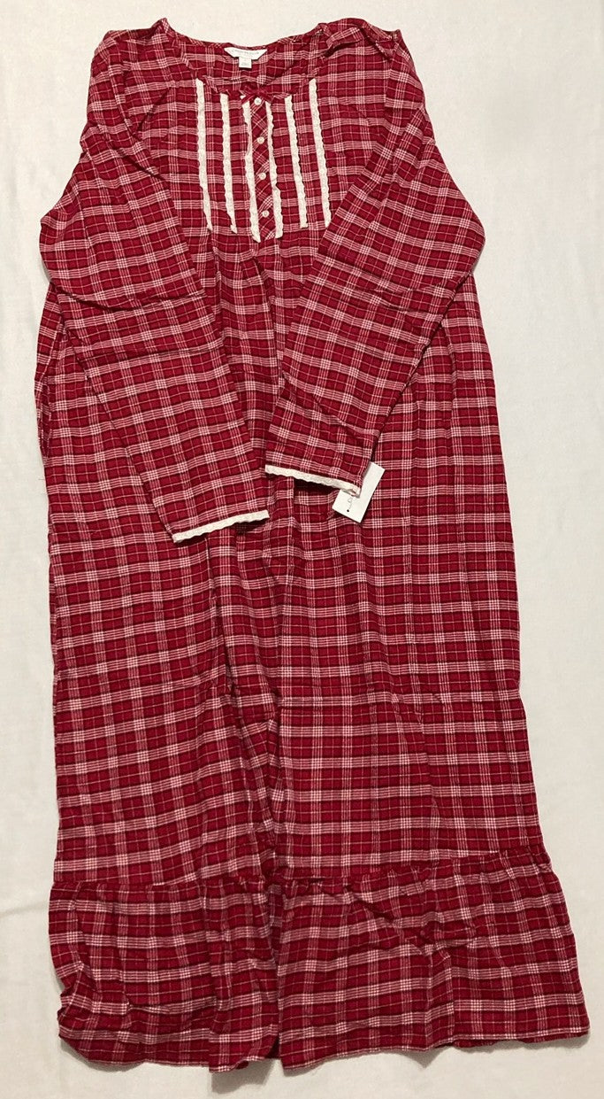 CHARTER CLUB Dress long sleeve RED L