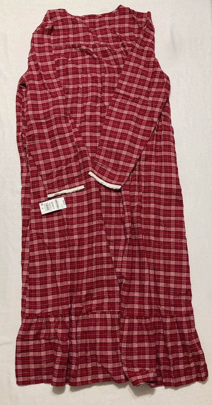 CHARTER CLUB Dress long sleeve RED L