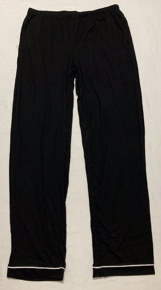 FLORA Long Sleeve Pajama Set BLACK S