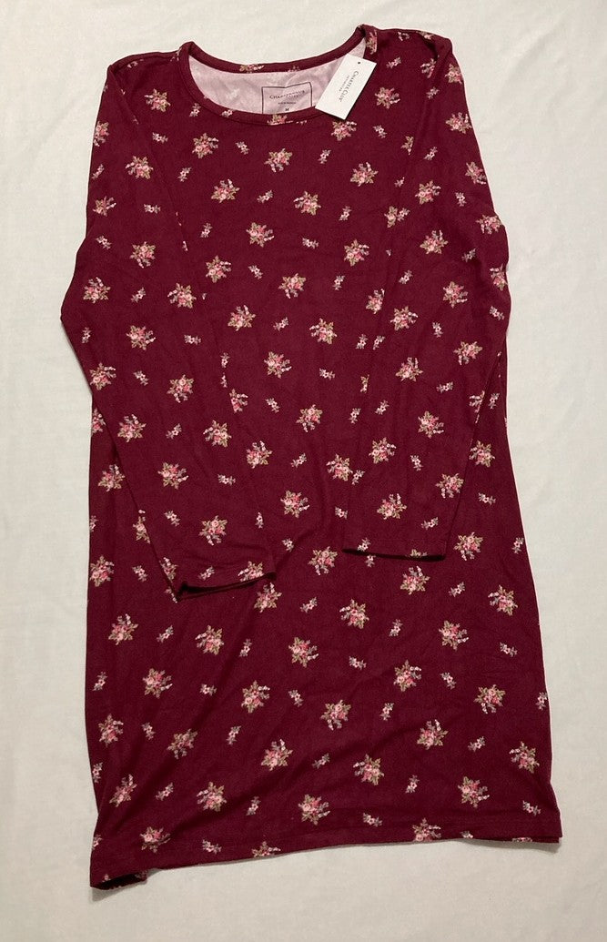 CHARTER CLUB Nightwear and sleepwear chemise Long sleeve RED M