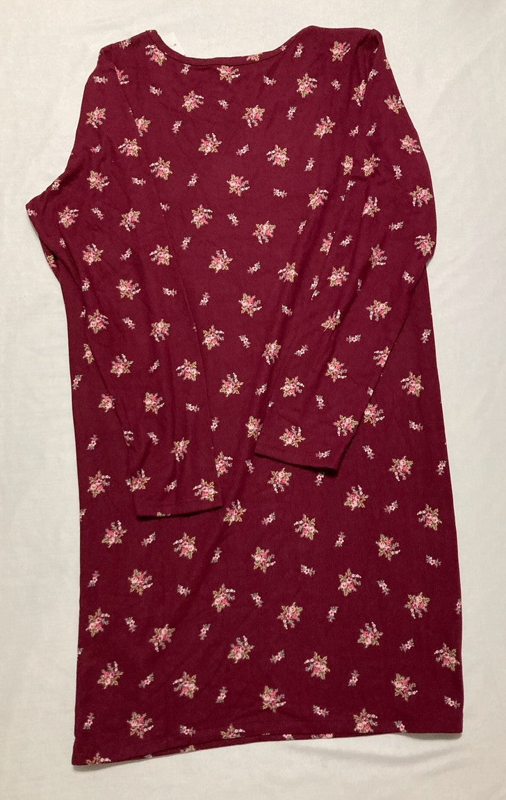 CHARTER CLUB Nightwear and sleepwear chemise Long sleeve RED M