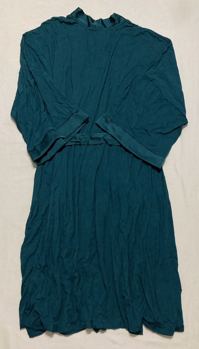 ICOLLECTION Malachite Ultra Soft Knit Blend Robe BLUE XL