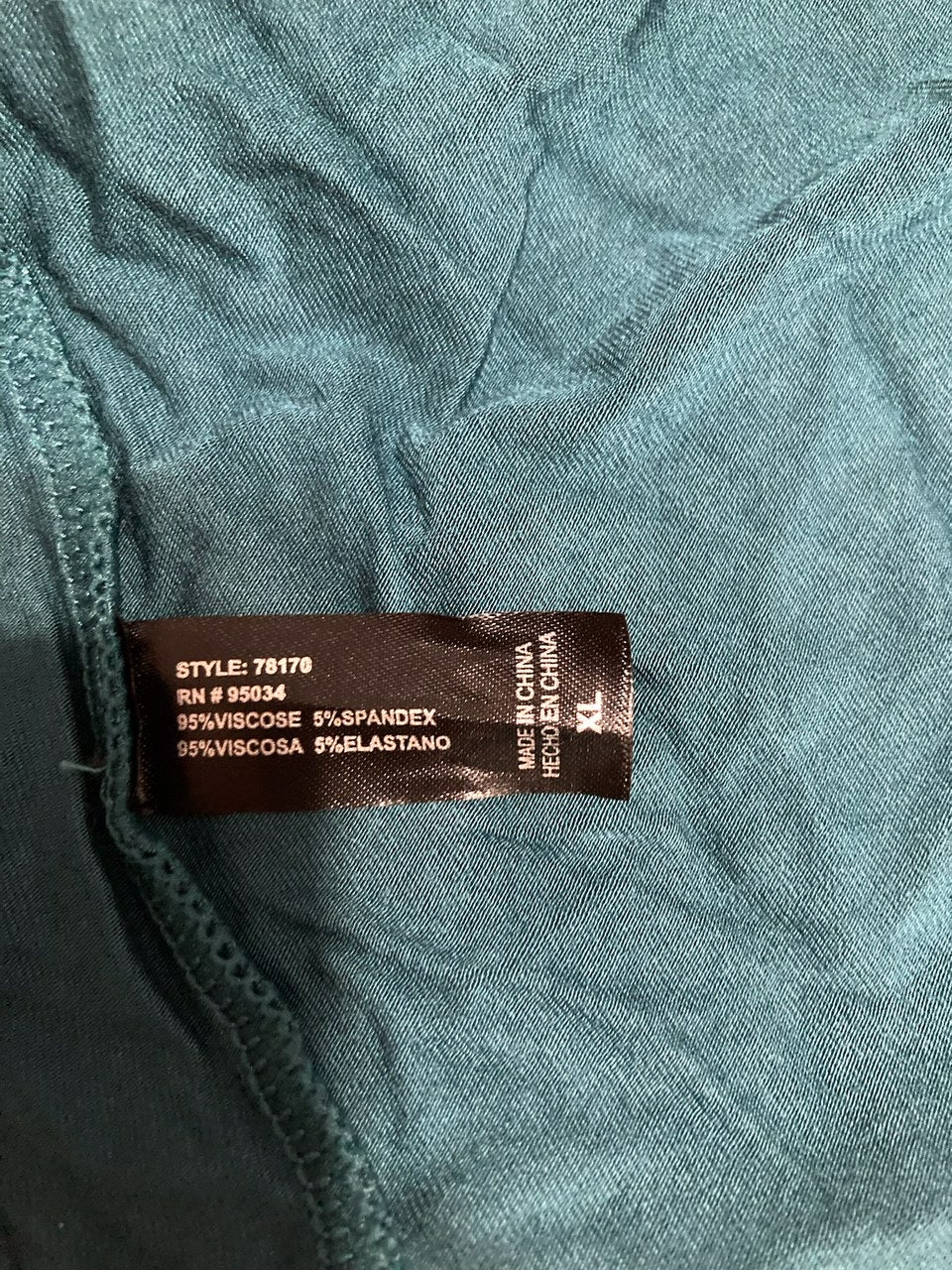 ICOLLECTION Malachite Ultra Soft Knit Blend Robe BLUE XL