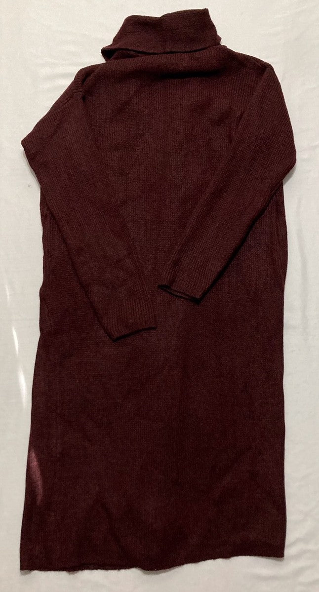 STATE OF DAY Knit Long-Sleeve Duster Robe RED XS/S