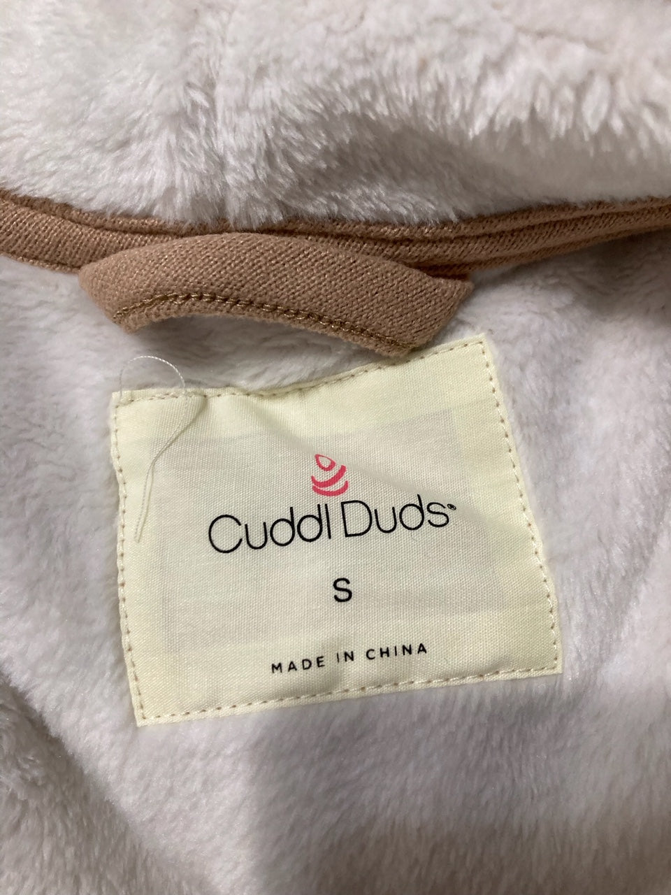 CUDDI DUDS Chenille Wrap Robe BROWN S