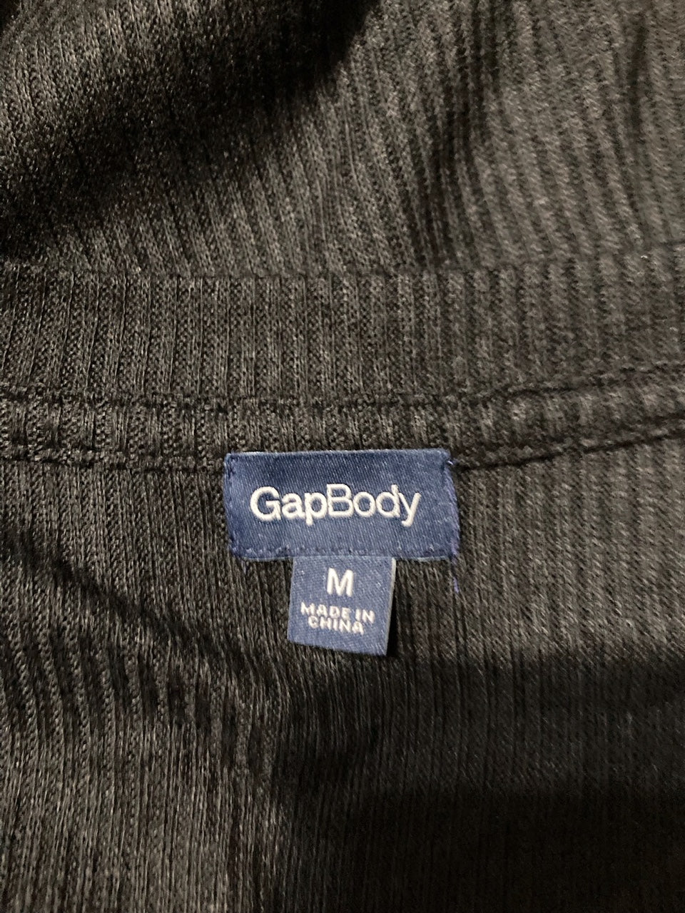 GAP GapBody Long-Sleeve Pajamas top BLACK M
