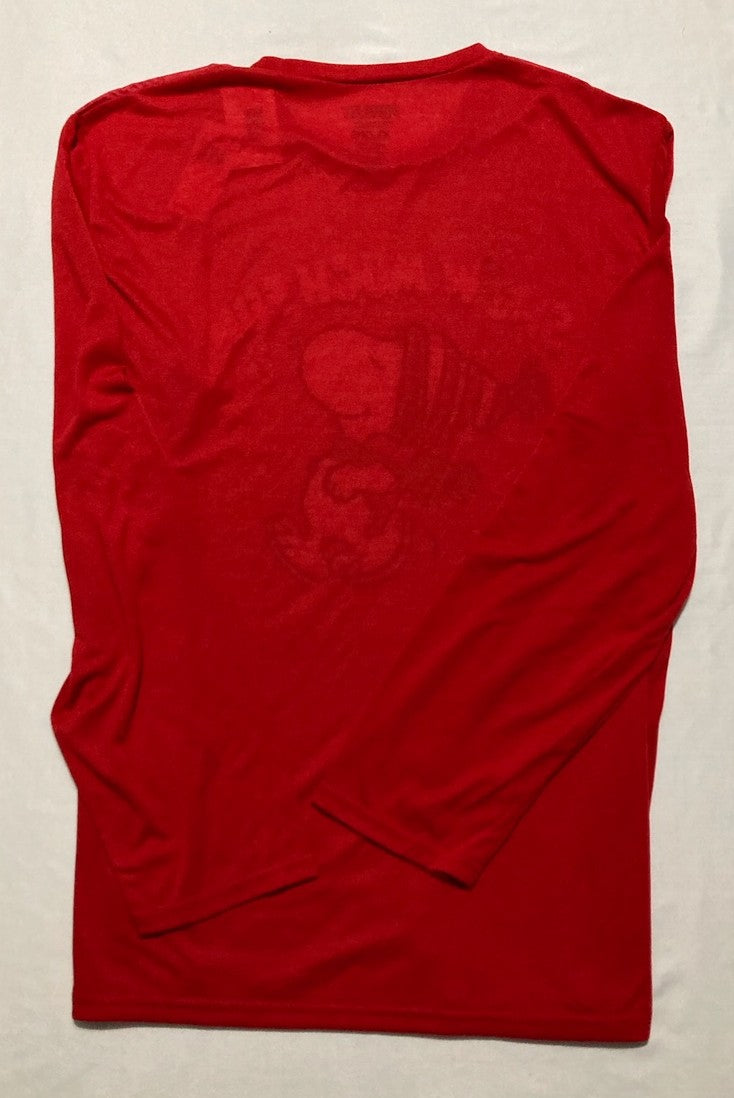 PEANUTS Snoopy Joe Cool Long Sleeve Sleep Shirt RED XL