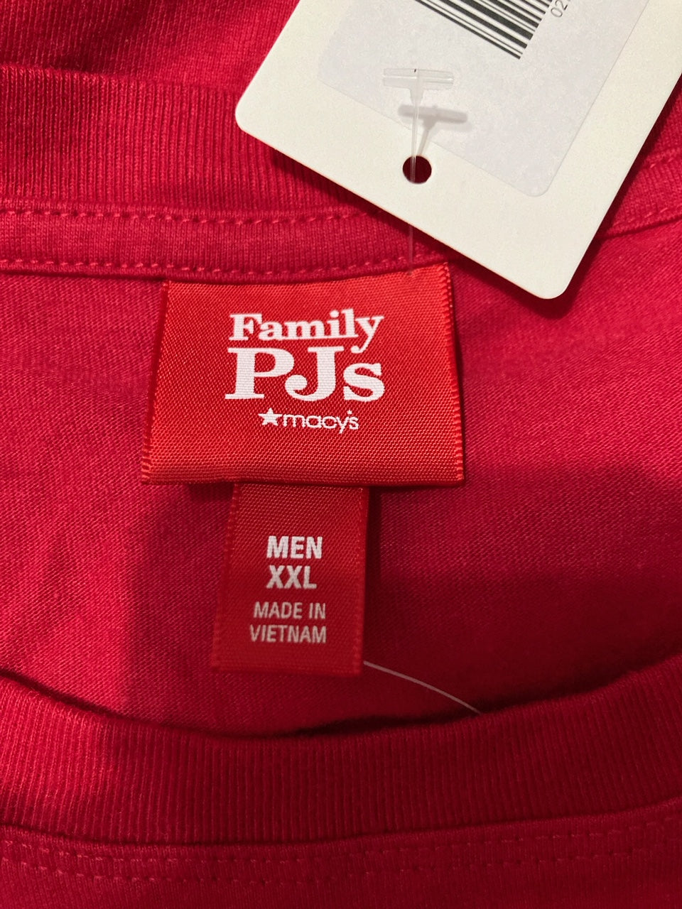 FAMILY PJ Mix It Merry & Bright Pajamas Top RED XXL