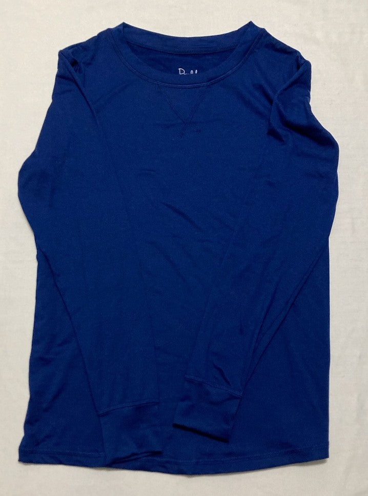 ROUDELAIN Waffle-Knit Pajamas Top NAVY XS