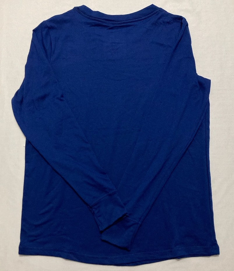 ROUDELAIN Waffle-Knit Pajamas Top NAVY XS