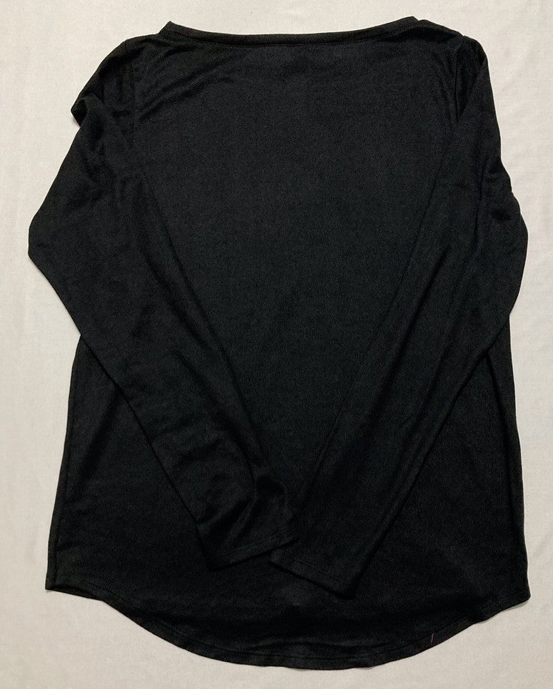 HUE Shirt long sleeve BLACK M