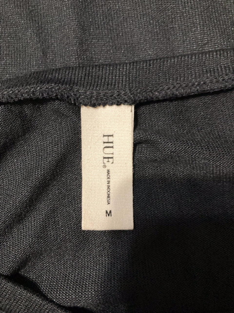 HUE Shirt long sleeve BLACK M