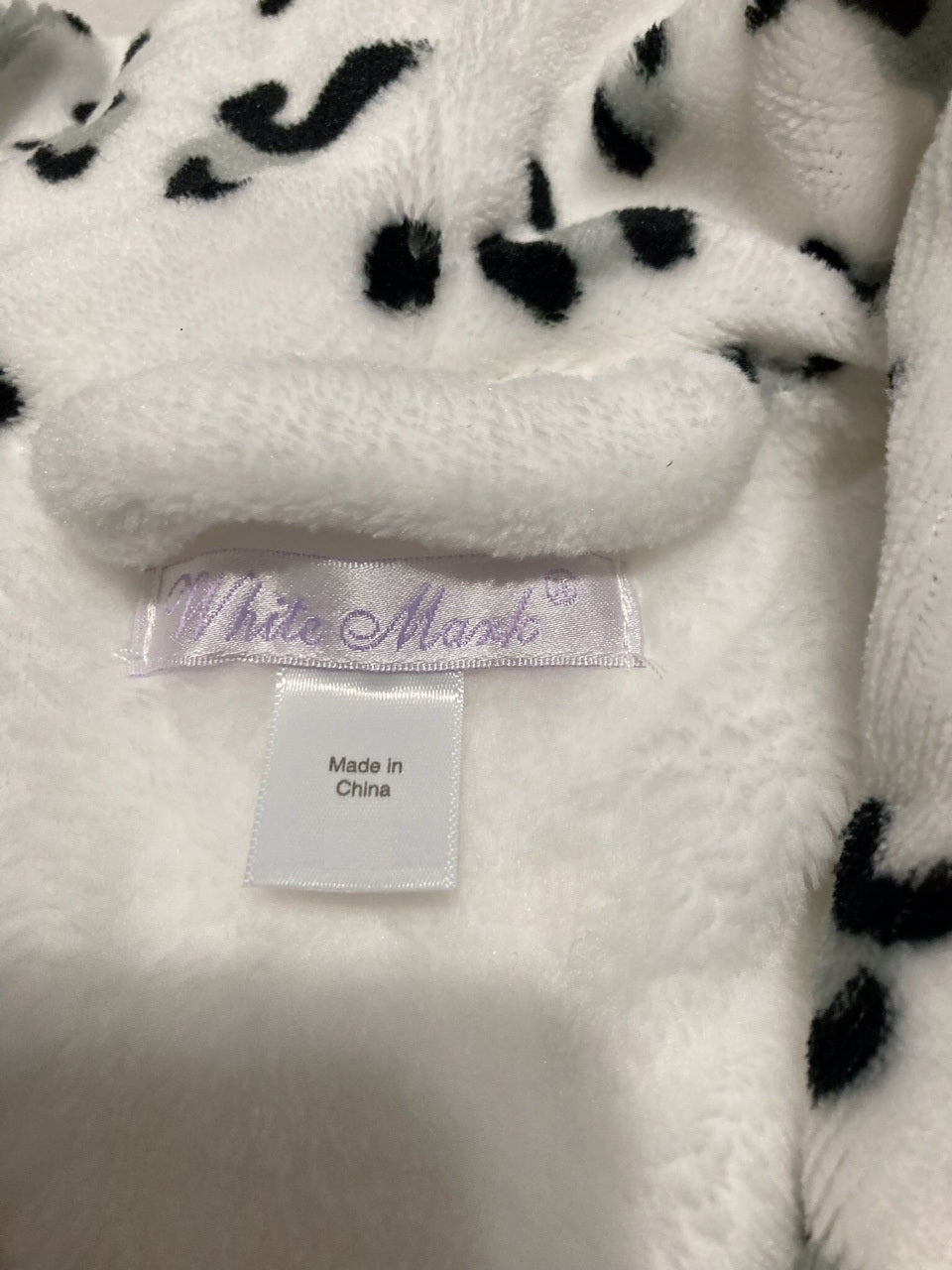 WHITE MARK Long Cozy Loungewear Belted Robe WHITE