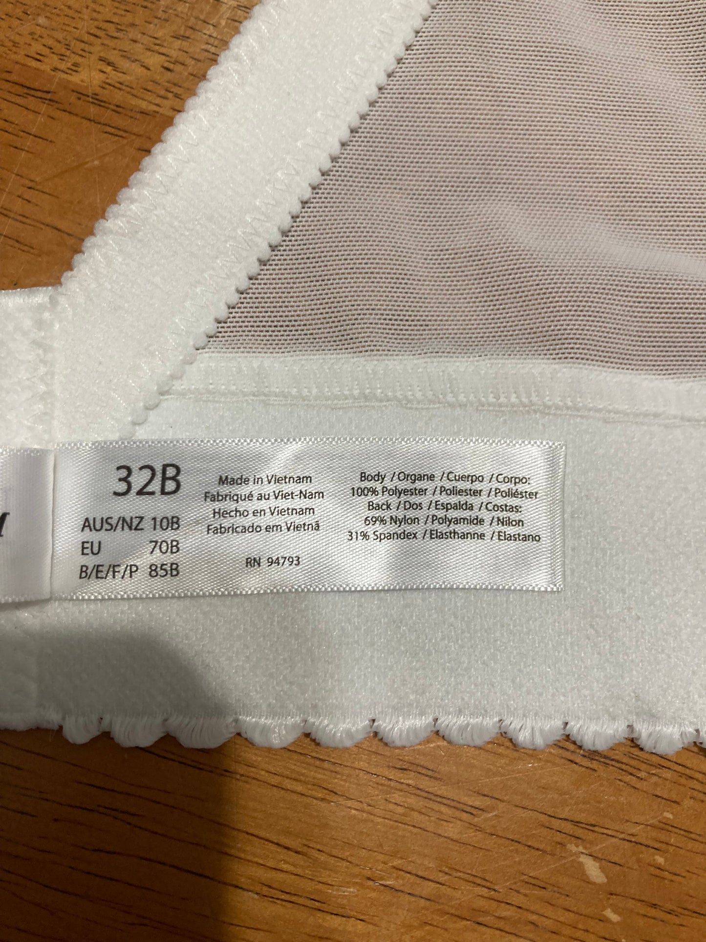 NWD DOMINIQUE Noemi Backless Strapless Balconette Bridal WHITE 32B