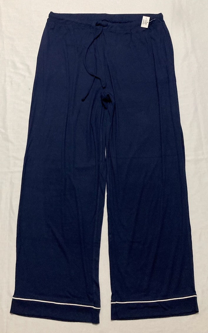 STATE OF DAY Heather Ribbed-Knit Navy Blaze L DARK BLUE LARGE