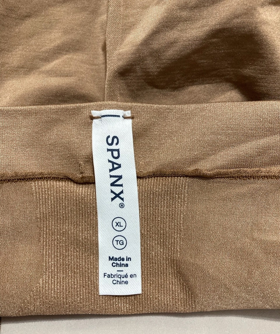 SPANX sculpt OnCore Mid-Thigh Short - Powerful Sculpting Body Shaper CAFÉ XL