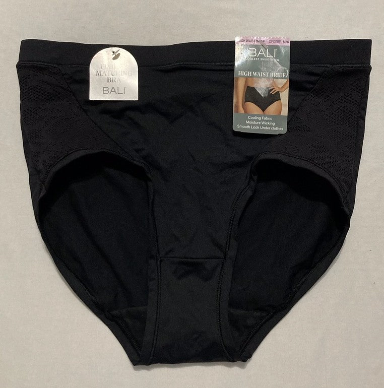 BALI Coolest Smoothing High-Waist Brief BLACK M