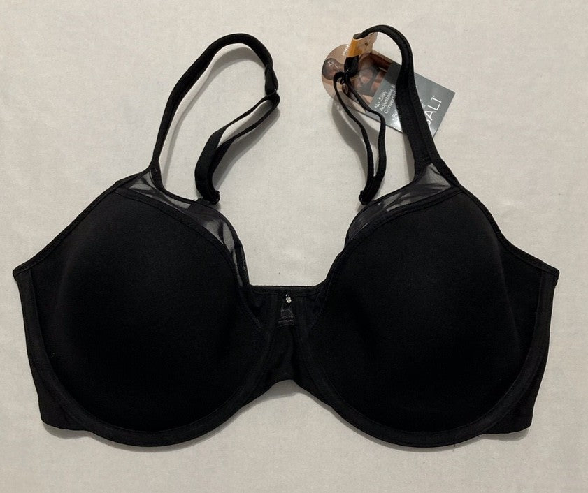 BALI Underwire Bra One Smooth U Ultra Light T-Shirt Bra BLACK 36DD