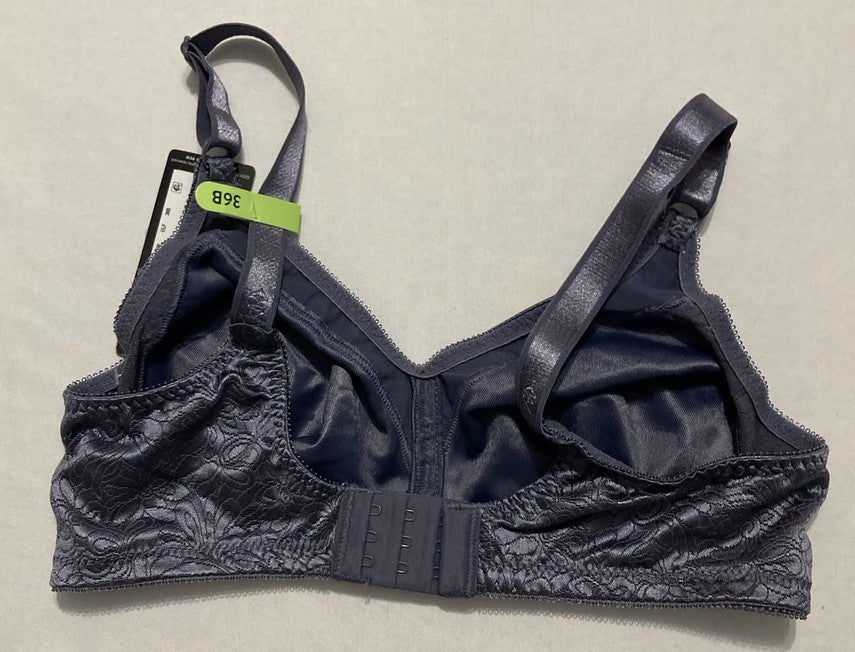 BALI Double Support Wireless, Lace Bra with Stay-in-Place Straps PRIVATE JET 36B