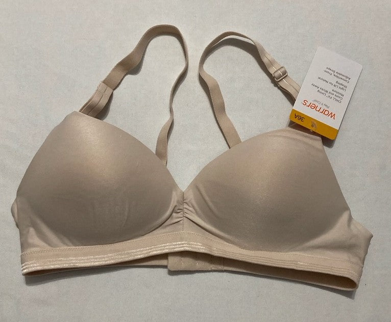 WARNER´S Play It Cool Wire-Free Contour Bra BEIGE 36A