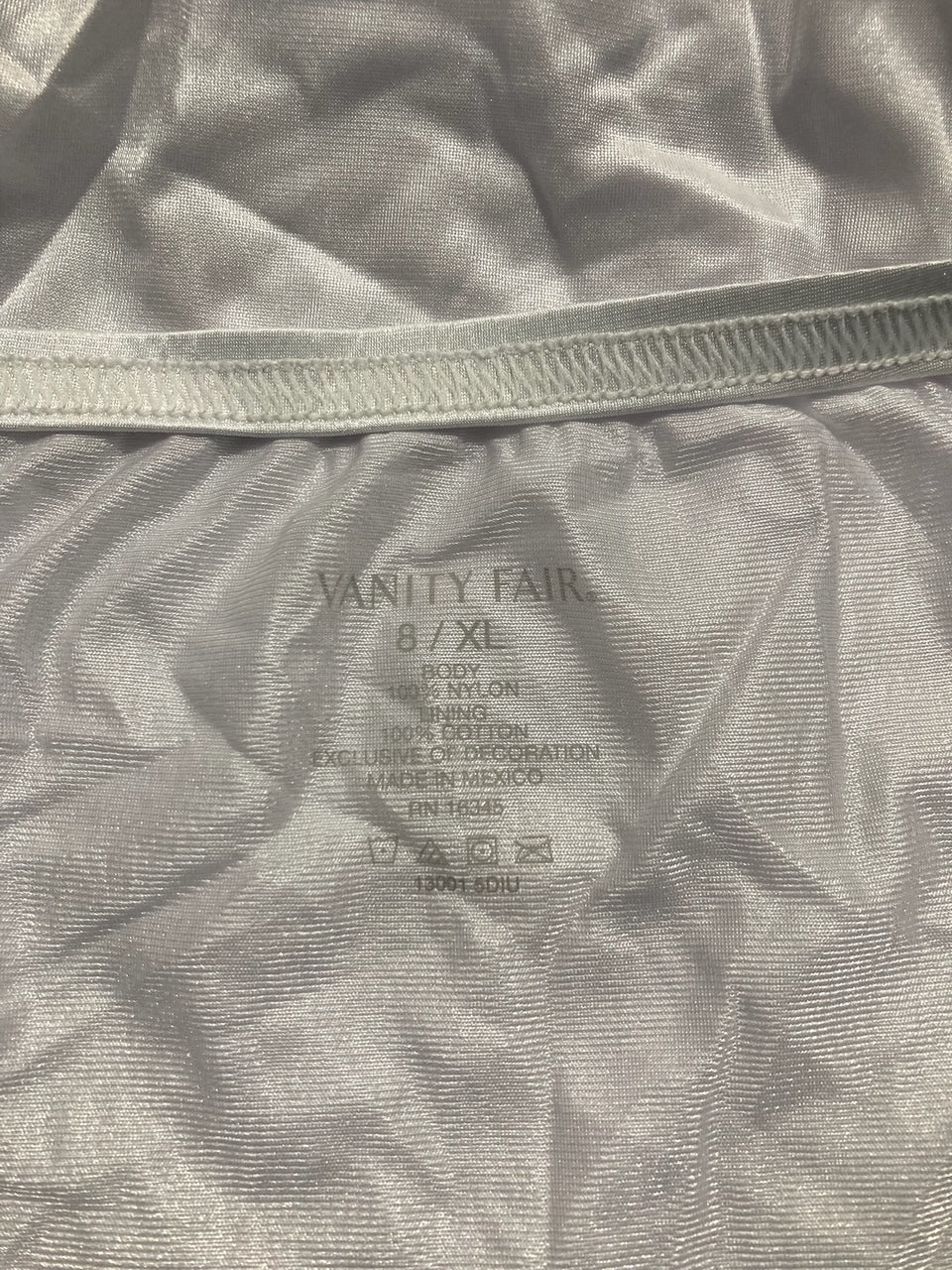 VANITY FAIR High Waisted Underwear STAR WHITE XL