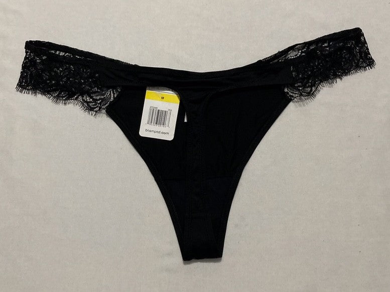 B.TEMPT'D It's on Microfiber Thong BLACK M