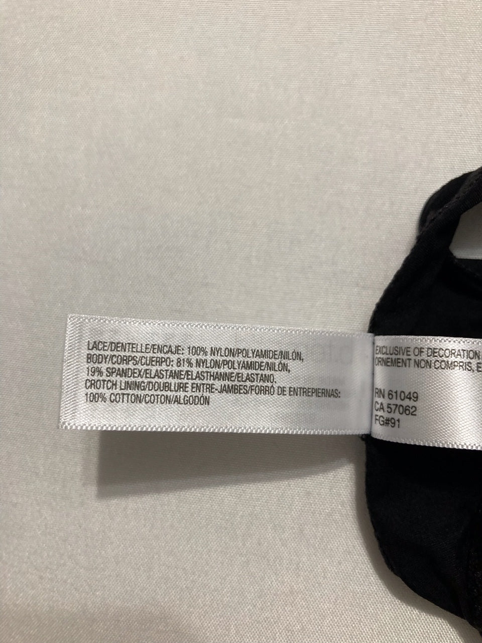 B.TEMPT'D It's on Microfiber Thong BLACK M