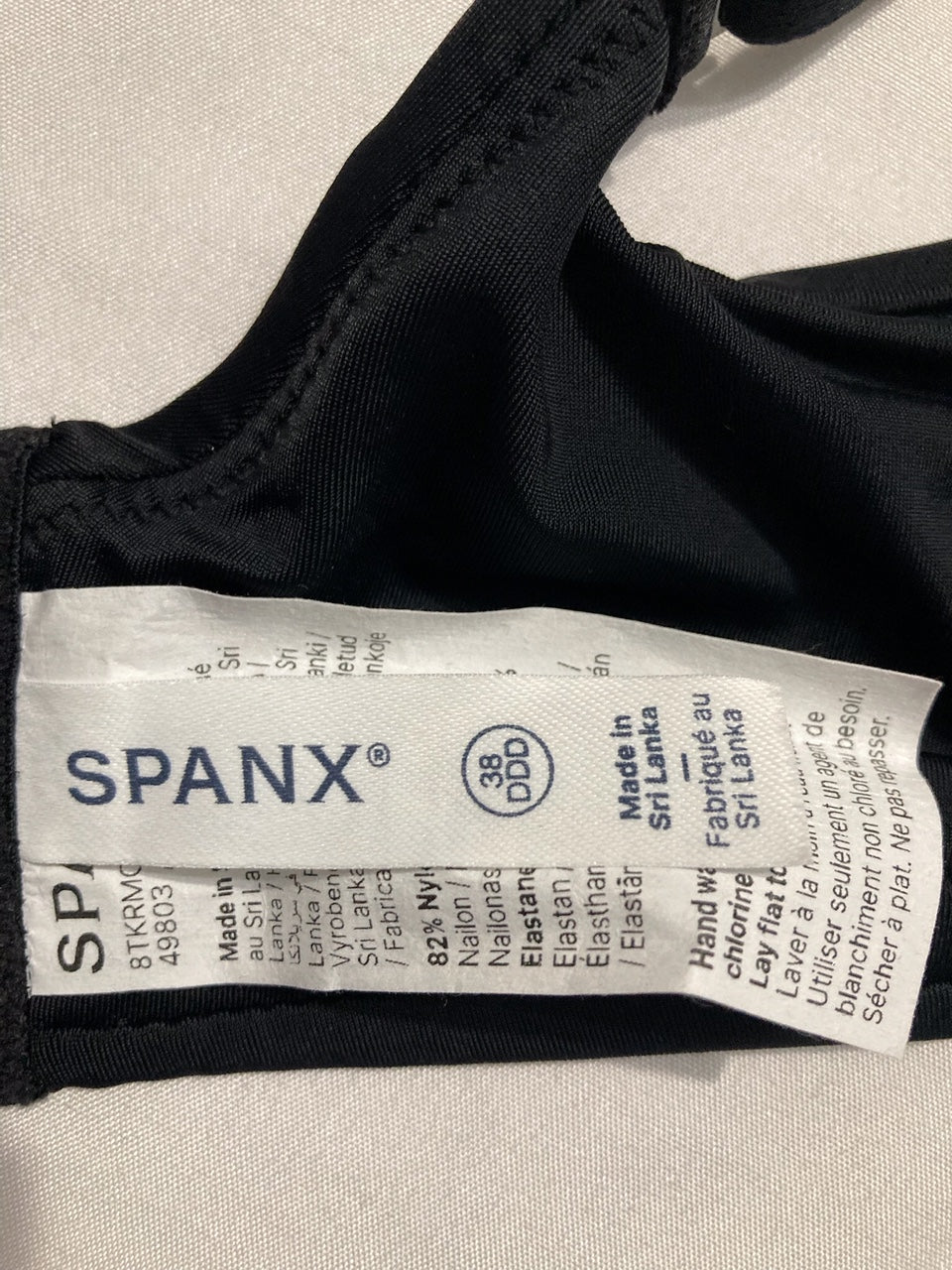 SPANX Low Profile Minimizer Bra - Minimize Breast Size BLACK 38DDD