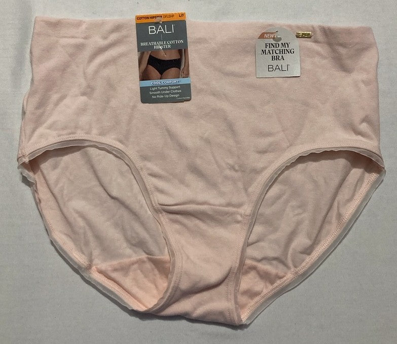 BALI Lux Cotton Essentials Hipster Underwear ROSE L