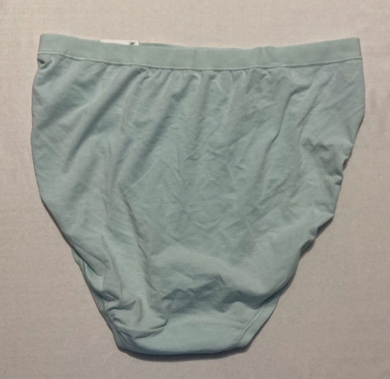 WACOAL Understated Cotton Hi-Cut Brief Panty PASTEL BLUE L
