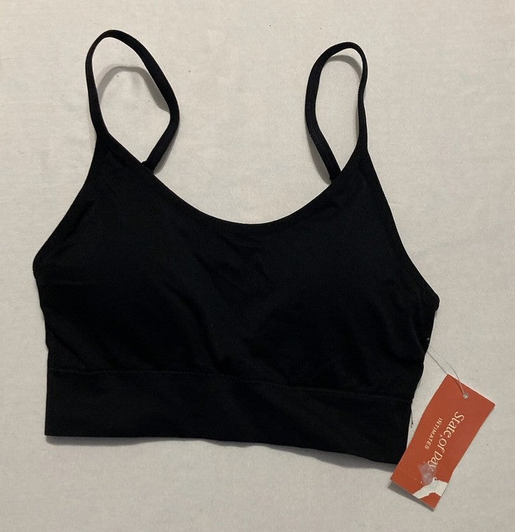 STATE OF DAY Seamless Bralette BLACK XS