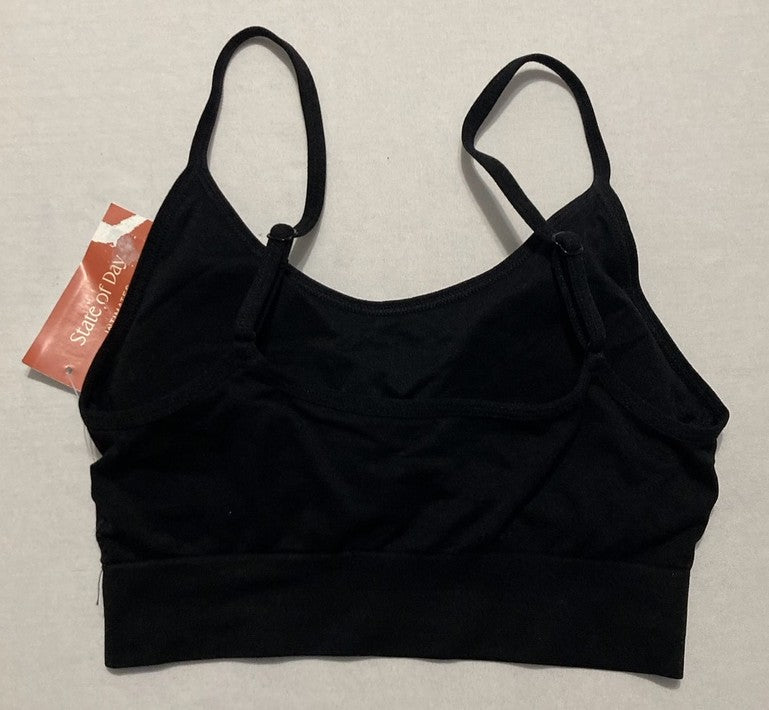 STATE OF DAY Seamless Bralette BLACK XS