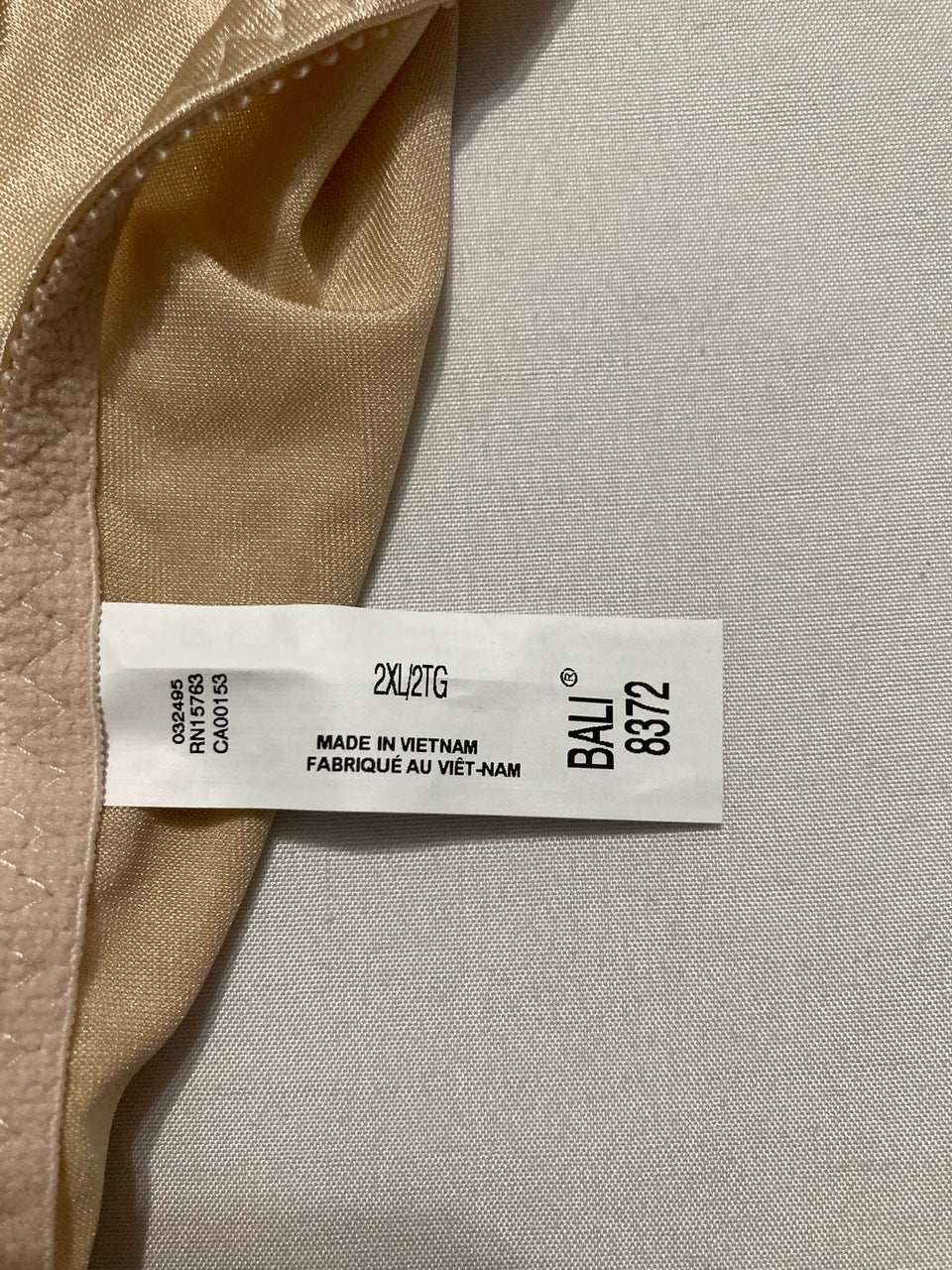 BALI Shapewear Double Support Light Control Brief SOFT TAUPE 2XL