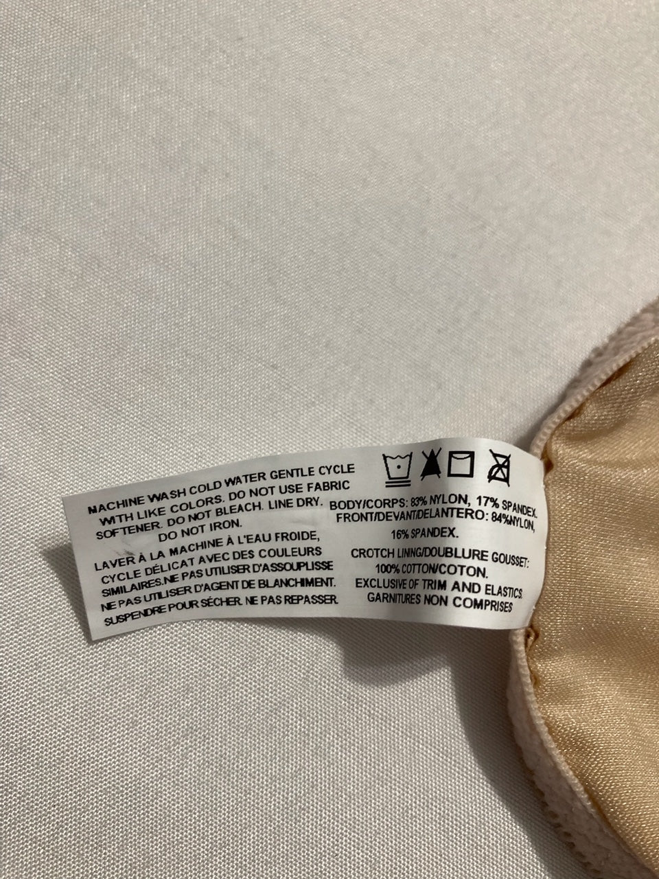 BALI Shapewear Double Support Light Control Brief SOFT TAUPE 2XL