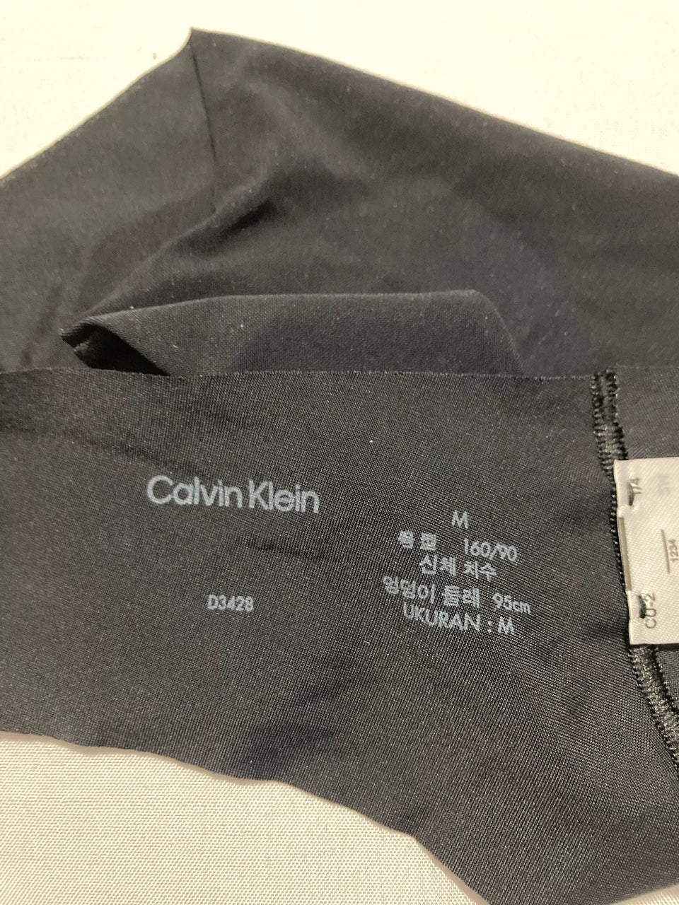 CALVIN KLEIN Invisibles Seamless Thong Panties BLACK M