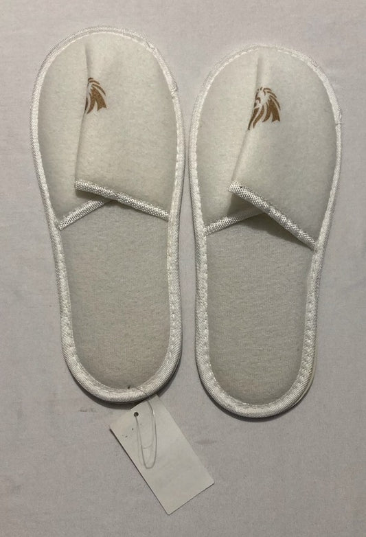 UNBRANDED Hotel Spa Slippers WHITE OS