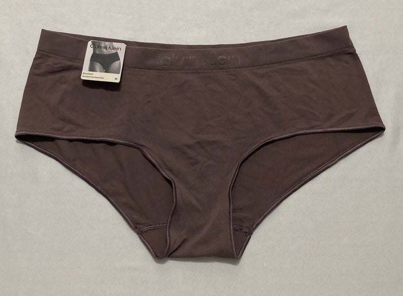 CALVIN KLEIN Bonded Flex Boyshort Panty BROWN M