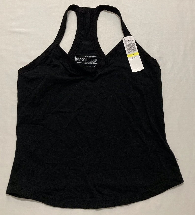 FELINA Pima Cotton Racerback BLACK M