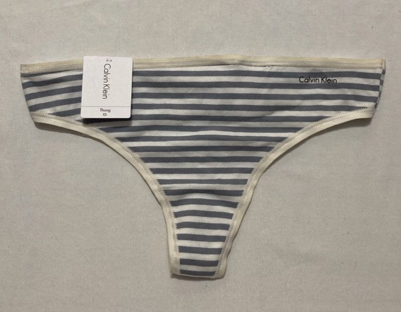CALVIN KLEIN Form Thong Panty JET GREY XS