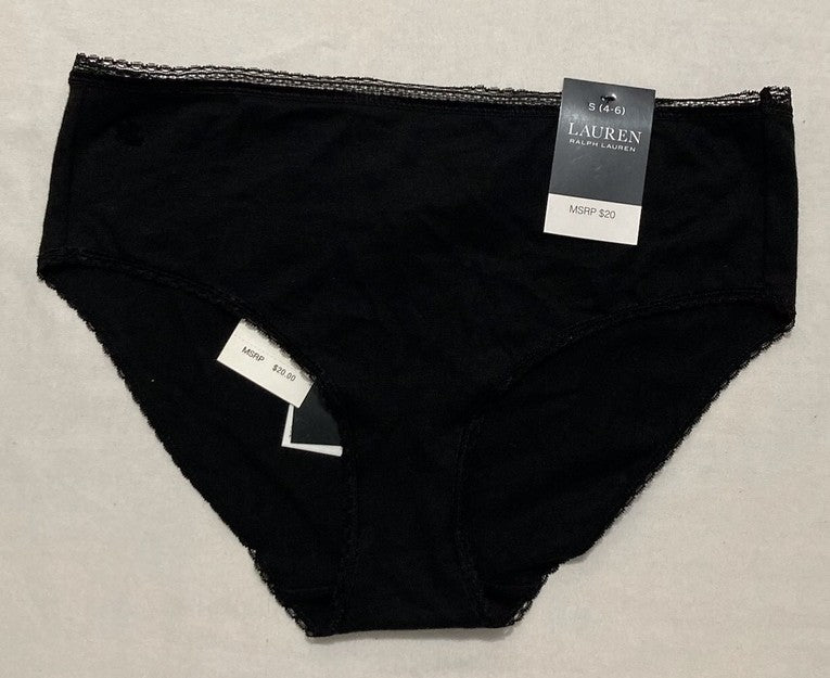 RALPH LAUREN Bikini Brief BLACK S