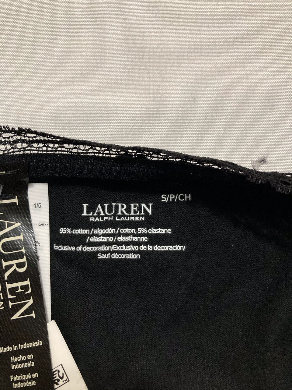 RALPH LAUREN Bikini Brief BLACK S