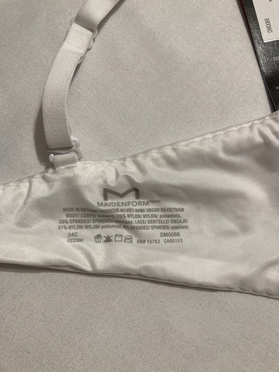 MAIDENFORM Push-up Bra With Dreamwire WHITE 34C