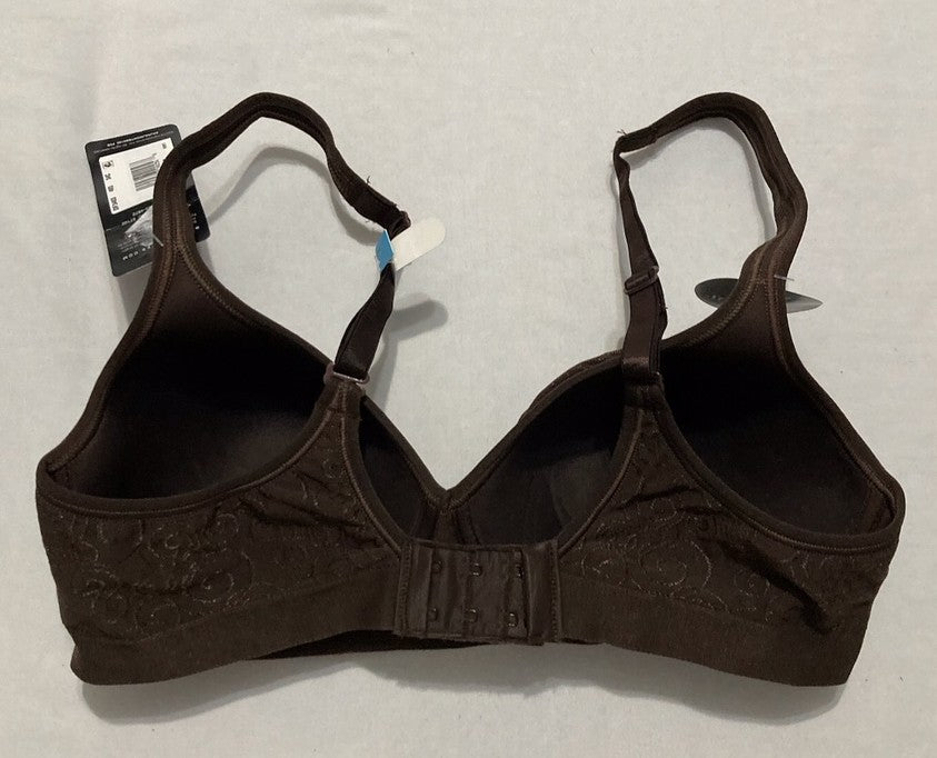 BALI Comfort Revolution Wireless Bra Full-Coverage Wirefree BROWN 34C
