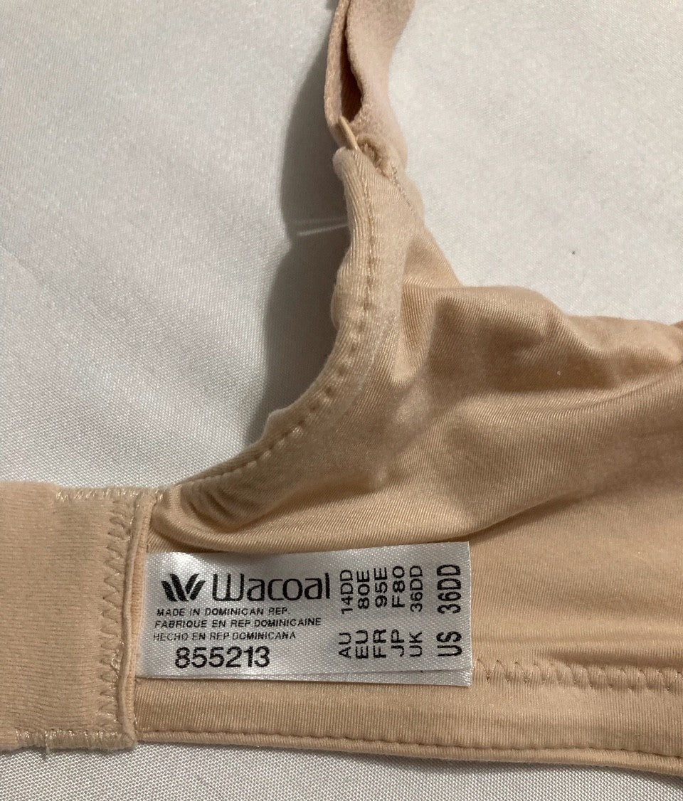 WACOAL Perfect Primer Unlined Full Coverage Underwire Bra SAND 36DD