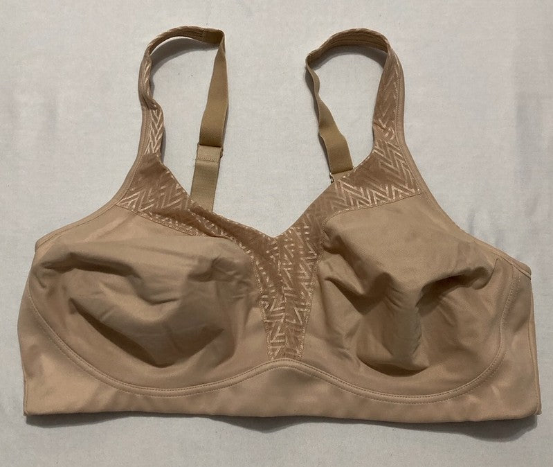 PLAYTEX Bounce Control, Coverage Convertible Wireless T-Shirt TAUPE 38DDD