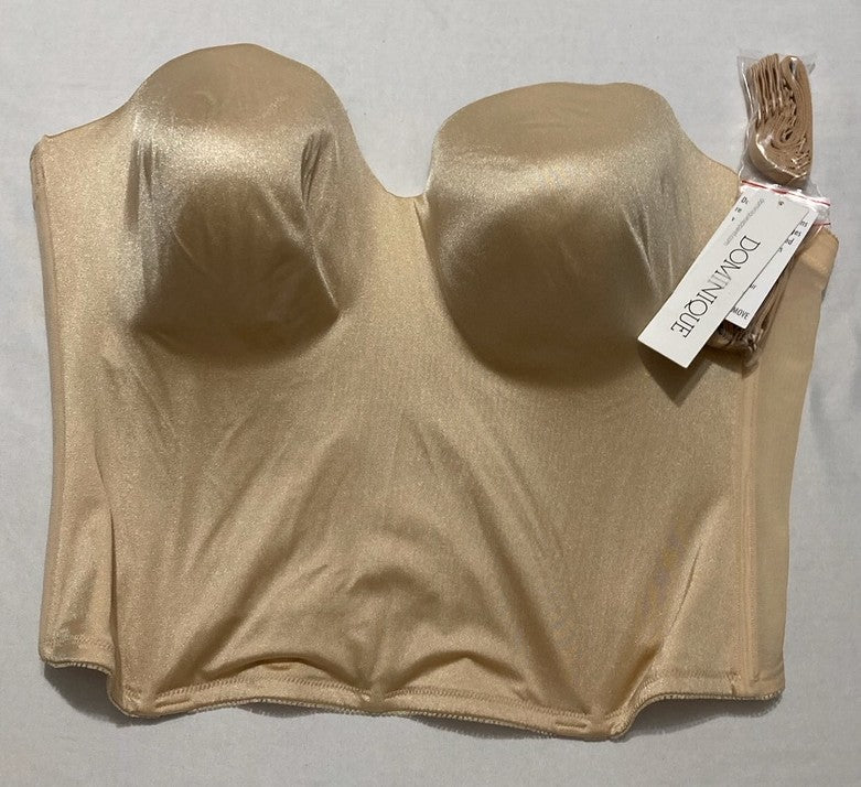 DOMINIQUE Longline Strapless Bra NUDE 44DD