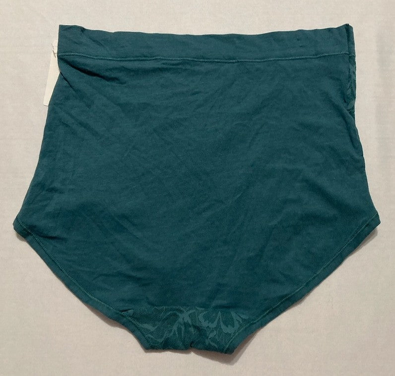 BALI Breathe Lace High-Rise Brief Underwear BLUE GREEN 2XL